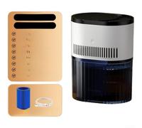 Humidificateur à évaporation 3 L sans brume visible, alimenté par USB, diffuseur d'air pour salon, chambre d'enfant, design ultra silencieux (A)