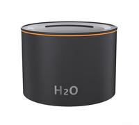 Humidificateur à flamme dégradée, humidificateur d'éclairage dégradé coloré, avec panne de courant en eau et capacité du réservoir d'eau de 160 ml, pour chambres ou espaces de détente (noir)