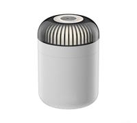 Humidificateur à lumière colorée avec USB pour serpentins, capacité du réservoir de 500 ml avec options de pulvérisation continue et intermittente (blanc)