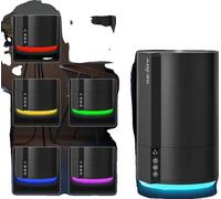 Humidificateur à ultrasons, capacité 4L, fonctionnement silencieux, noir