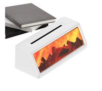 Humidificateur à ultrasons d'aromathérapie - Diffuseur de brouillard avec design de poêle rétro, lampe de nuit près du lit | Booster d'air humide pour salon, chambre, salle de bain, mois