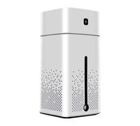 Humidificateur à ultrasons silencieux Grande pièce, Humidificateur à ultrasons - Humidificateur portable pour voiture - Humidificateur à brouillard silencieux avec réservoir d'eau de 1 litre, jusqu'à