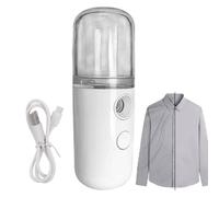 Humidificateur à vapeur pour le visage - Humidificateur portable - Réservoir d'eau de 30 ml - Humidité du visage pratique pour la maison - Vapeur de spa facial portable avec options de brume froide et