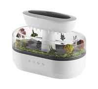 Humidificateur, Appareil d'aromathérapie de gouttes de pluie micro-paysage, diffuseur d'aromathérapie nuages de pluie, humidificateur de nuage de pluie rotatif, son des gouttes d'eau pour dormir