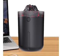 Humidificateur avec flamme colorée 330 ml Diffuseur d'éclairage 7 couleurs - Humidificateur d'air de bureau, pour salon, études de yoga, zone de travail, maison, voiture, famille