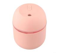 Humidificateur compact de 220 ml avec fonction brume froide pour intégration du diffuseur d'arômes et humidification efficace dans des espaces limités (rose 2)