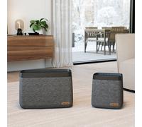 Karl big humidificateur d’air de Stadler Form évaporateur puissant permettant d’humidifier des pièces atteignant 150m2, réservoir d’eau de 10 litres, configurable par appli, noir