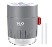 Humidificateur d'Air, 500ml Silencieux Humidificateurs Ultrasonique à Brume 2 Modes de Brume avec LED Arrêt Automatique sans Eau pour Le Maison Bureau Salon Chambre de Bébé Enfants