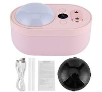 Humidificateur d'air à double pulvérisation de 1000 ml, 4000 mAh, grande capacité, chargement USB, avec atomisation nanométrique, pour maison, bureau, chambre à coucher, blanc, (Rose)