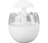 Humidificateur d'air à gouttes d'eau Type C Bruit blanc Lumière de nuit colorée Minuterie 5h Chute de pluie réglable Diffuseur d'aromathérapie à gouttes d'eau 450ml pour la chambre à coucher