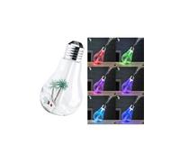: Humidificateur d'air à ultrasons design ampoule avec LED RVB