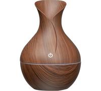 Humidificateur d'air aspect bois foncé élégant diffuseur d'aromathérapie câble de charge USB - climat intérieur amélioré, design élégant, idéal pour chaque pièce concevoir votre propre parfum