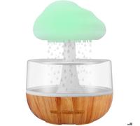 Humidificateur d'air avec Lampe Pluie, Rain-Cloud humidificateur avec 7 lumières LED de Couleur, Dif