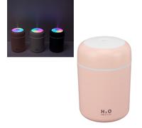 Humidificateur d'air de voiture USB mini avec éclairage coloré, Rose, 78x119 mm
