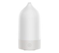 Humidificateur d'air diffuseur d'huiles essentielles en forme de vase pour chambre à coucher Blanc 120 ml