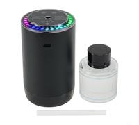 Humidificateur d'air étoilé pour voiture - Diffuseur d'arômes rechargeable avec brume réglable à 3 niveaux, marche/arrêt automatique, chargement USB, design compact pour Veh (A)