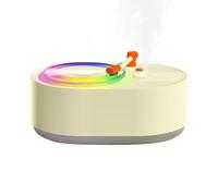 Humidificateur d'Air | Petit Diffuseur Ultrasonique 2-en-1 avec Brume Parfumée,Accessoire Bureau Silencieux Rechargeable Avec 2 Modes De Brume Et Design Élégant