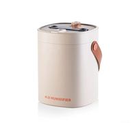 Humidificateur d'air portable avec réservoir d'eau de 2 L et trois buses de pulvérisation, brume froide ultra-fine 5µm pour chambre à coucher, pépinière ou plantes d'intérieur, brume réglable jusqu'à
