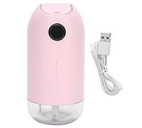 Humidificateur d'Air Portable USB 500ml, Rechargeable avec Lumière d'Ambiance, Mini Brumisateur Rose - Grande Capacité, Protection Anti - Séchage, Idéal Bureau et Chambre (Rose)