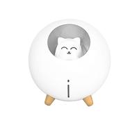 Humidificateur d'air Portable USB Mini humidificateur d'air 220 ML Ultrasonic Mignon Cat Cat De Bureau Aroma Essential Huile Diffuseur Aromathérapie Spray Maker Maker Humidificateur (Size : White)