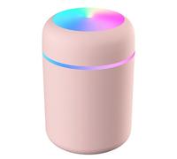 Humidificateur D'air Portatif Usb À Ultrasons Et Lumière Romantique,Diffuseur D'huile Essentielle, Vaporisateur D'arôme À Jet Froid, Coupe Éblouissante, De 300 Ml,