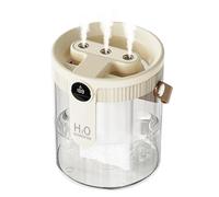 Humidificateur d'air pour chambre à coucher avec vapeur froide | Diffuseur silencieux sans fil avec réservoir de 1,5 l pour d'intérieur voyage bureau