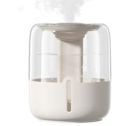 Humidificateur d'air pour chambre à coucher - Brume froide de grande capacité | Veilleuse silencieuse, système d'hydratation d'air domestique rechargeable par USB, pulvérisation longue durée