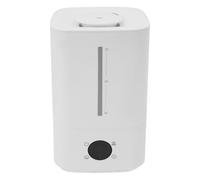 Humidificateur de brouillard chaud et froid 6 l Humidificateur de maison avec design tactile Control, double buse rotative à 360° pour chambre à coucher, salon, chambre d'enfant, etc. (blanc)