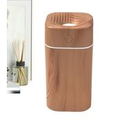 Humidificateur de bureau - 300 ml silencieux et lumineux rechargeable, humidificateur à vapeur chaude pour la maison avec purificateur d'air | Pour dormir, méditation, détente, crèche, maison, voiture