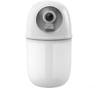 Humidificateur de bureau compact USB en forme d'astronaute avec sortie de brume réglable et fonctionnement économe en énergie (blanc)
