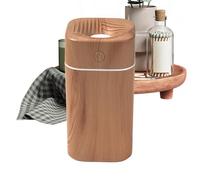 Humidificateur de bureau - Diffuseur rechargeable silencieux avec lumière - Humidificateur domestique à vapeur chaude, purificateur d'air | pour salon, bureau, voyage, voiture, méditation