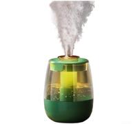 Humidificateur de bureau USB avec double buse de brume, diffuseur d'air silencieux de grande capacité de 2,2 L avec veilleuse pour chambre à coucher et chambre de bébé (C G)