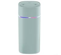 Humidificateur de bureau USB-C, grande capacité de 600 ml, humidificateur d'air silencieux avec deux buses, sortie de brume de 75 à 80 ml/h, pour la maison, le bureau et la nuit (vert)