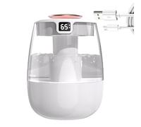 Humidificateur de chambre à coucher, Humidificateur humide de brouillard de chambre à coucher, humidificateur silencieux de 1300 ml avec veilleuse -Nettoyant pour machine d'hydratation de bureau de