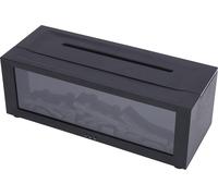 humidificateur de cheminée à flamme 3D, minuterie de bureau, simulation de chambre à coucher, diffuseur d'aromathérapie, lumière d'ambiance pour la maison, noir