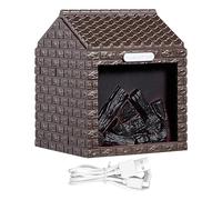 Humidificateur De Cheminée - Veilleuse LED À Flamme De Charbon De Bois, Humidificateur À Diffuseur D'air De Flamme De Cheminée | Ambiance Calme D'aromathérapie D'huile Essentielle De Vaporisateur D'ai