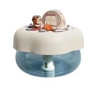 Humidificateur de fête de camping en silicone de dessin animé - Petit humidificateur de bureau avec veilleuse avec brumisation double mode, hydratant d'air personnel avec lueur douce, parfait pour une