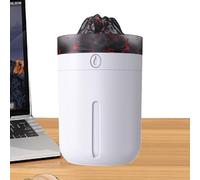 Humidificateur de flamme Volcano | Diffuseur de forme de volcan 330 ml de type C | Humidificateur portable à brume fraîche - pour chambre à coucher, studios de yoga, zone de travail, maison, voiture
