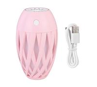 Humidificateur de fleur d'olivier de 300 ml, veilleuse LED avec mini ventilateur, humidificateur 3 en 1 alimenté par USB pour la maison, le bureau et la voiture, lampe d'ambiance