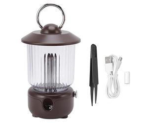 Humidificateur de lampe à kérosène 260 ml 5 V 1 A gradation progressive 2 niveaux mode de pulvérisation USB pour bureau (noir)