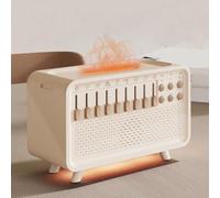 Humidificateur de lumière de nuit à bruit blanc, haut-parleur Bluetooth 4 en 1, machine à son à bruit blanc, diffuseur de flamme écho, combinaison gratuite de 8 goup son naturel
