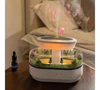 Humidificateur de pluie en forme de nuage, diffuseurs d'huiles de gouttes de pluie pour la maison, diffuseur d'huiles d'aromathérapie d'aromathérapie, humidificateur d'eau, humidificateur d'air avec 7