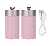 Humidificateur de voiture USB, portable, à brume fraîche, silencieux, avec veilleuse LED et diffuseur d'huiles essentielles. Design décoratif et
