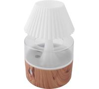 Humidificateur d'eau 260ml Rain Cloud Diffuseur d'huile essentielle d'aromathérapie avec lumière de nuit colorée pour le lit Grain de bois