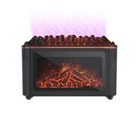 Humidificateur d'incendie - Diffuseur d'air ultrasonique silencieux de 160 ml avec 7 couleurs de flamme | Décoration d'intérieur pour chambre, salle de bain, voiture, spa, yoga, méditation, hôtel et