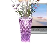 Humidificateur d'intérieur | Ambient Lighting Quiet Oil Diffuser | Flower Vase Low Noise Mist Humidifier | For Home Apartment Bedroom Kitchen Office Farmhouse
