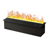 Humidificateur électrique pour cheminée à eau avec flamme atomisée 3D, entrée/sortie d'eau automatique pour l'ambiance de la maison et le contrôle de l'humidité