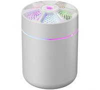 Humidificateur électrique USB et diffuseur d'aromathérapie purificateur pour la maison, la voiture, la chambre à coucher avec modes de brume continue et intermittente