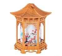 Humidificateur en forme de pavillon avec deux modes de pulvérisation et veilleuse réglable blanc chaud, pour chambre, bureau ou voyage, design compact et portable (A)