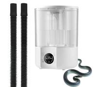 Humidificateur et Brumisateur pour Serpent des Blés, 4L, Remplissage par Le Haut, pour Terrarium, Python Vert(Double Tube)